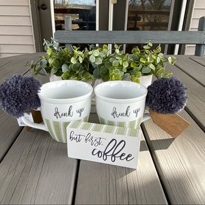 Mug & Wooden Coffee Sign SET -  NEW☕️